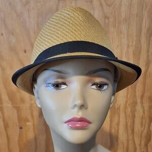 Cappelli 100% Paper Fedora One Size 22" Circumference Beach Sun Spring Summer